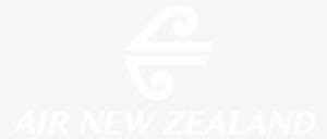 Air New Zealand Logo White On Clear - White Bullet Points Png
