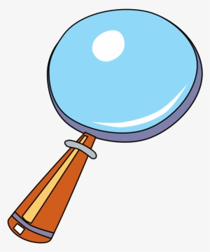 Free Magnifying Glass Solid Clipart - Cartoon Magnifying Glass