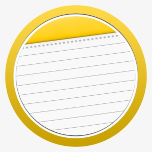 Note Icon - Notes Round Icon Png
