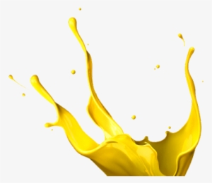 Clip Library Stock Splash Transparent Yellow Paint - Yellow Color Splash Png