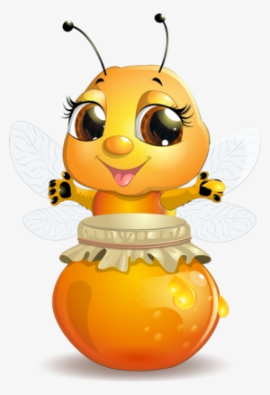 3d Cartoon Honey Bee