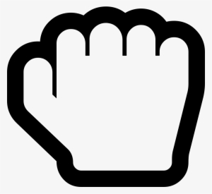 Svg Black And White Grab Clip - Icon