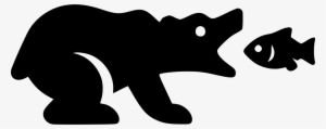 Grizzly Bear With Salmon Comments - Salmon Icon