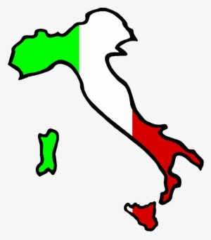Italy Clipart Christmas - Cartoon Map Of Italy