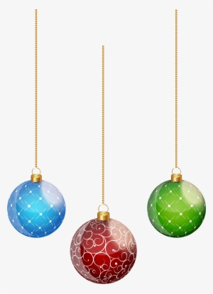 Hanging Christmas Balls Transparent Png Clip Artu200b - Portable Network Graphics