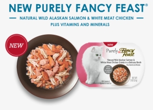 Purely Fancy Feast Salmon - Fancy Feast Purely Cat Food Natural Wild Alaskan Salmon