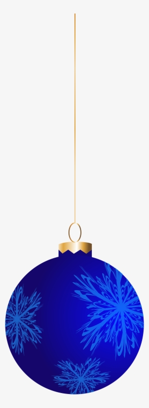 Blue Christmas Balls Png Download - Christmas Ornament