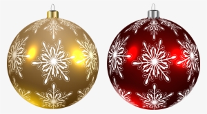 Balls And Red Transparent - Christmas Ball Printing Bathroom Waterproof 3d Shower