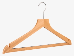 Clothes - Wooden Clothes Hanger Png
