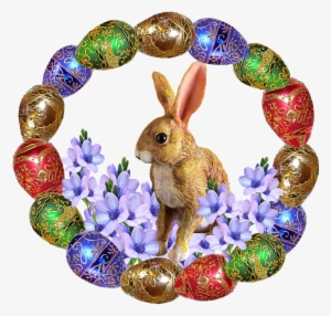 Easter, Eggs, Rabbit, Frame, Decoration - Easter