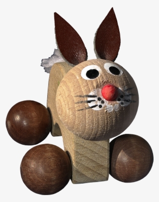 Easter Decoration, Wooden Toys, Hare, Face, Rabbit - Toy