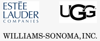 Estee Lauder, Ugg, Williams Sonoma Logos