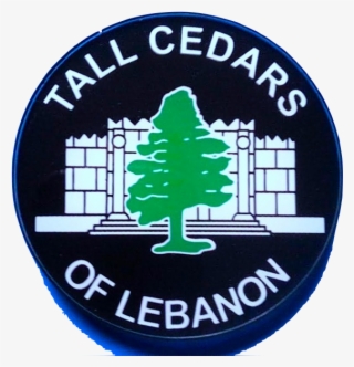 Acrylic Tall Cedar Of Lebanon Auto Emblem