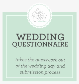 Image Of Wedding Questionnaire