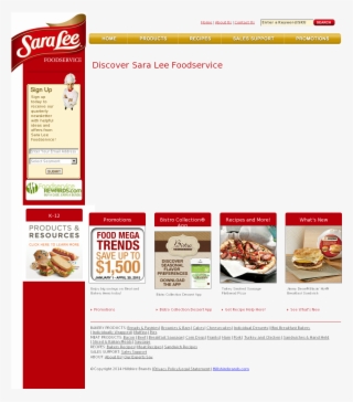 Sara Lee Foodservice Competitors, Revenue And Employees