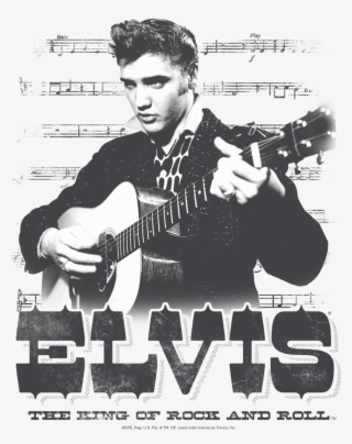 Elvis Presley The King Of Men's Slim Fit T-shirt