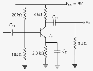 The Circuit Consists Of Transistor, Capacitors And