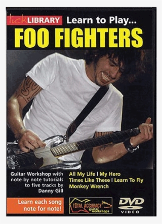 Lick Library Learn To Play Foo Fighters Dvd Tafoodvd034