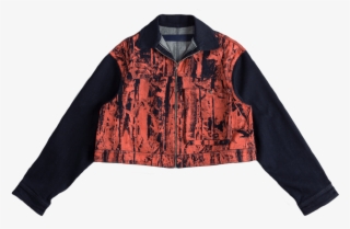 Orange Camo Cropped Jacket