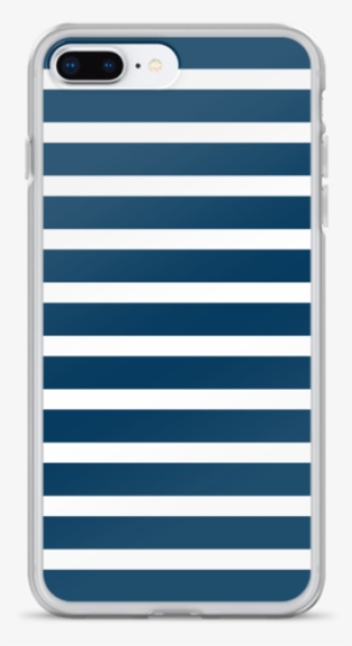 Navy And White Stripes Iphone Case