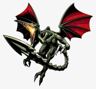 Official Artwork Of Ridley As He Appears In Metroid