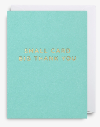 Small Card Big Thank You Mini Card By Kelly Hyatt Lagom