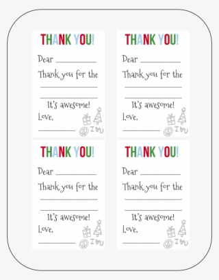 Free Fill In The Blank Thank You Cards