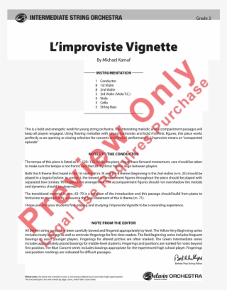 L'improviste Vignette Thumbnail L'improviste Vignette