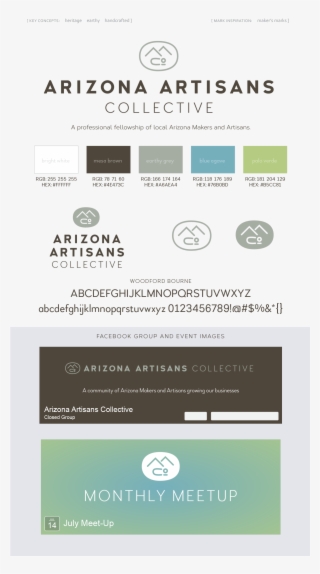 Arizona Artisans Collective Makers Mark Logo And Branding