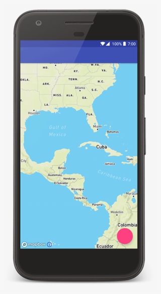 A Map Centered On The Caribbean With Mapbox Streets