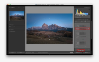 Custom Vignette In Lightroom