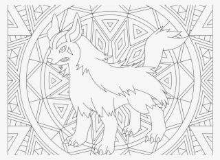 Adult Pokemon Coloring Page Mightyena