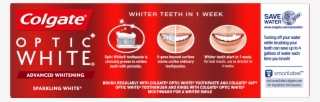 Colgate Optic White Whitening Toothpaste, Sparkling