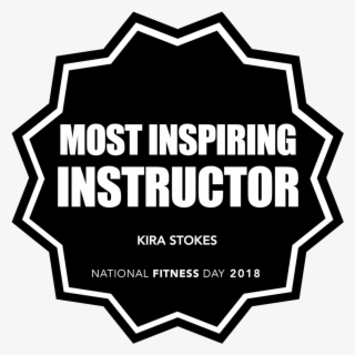 Winning Sticker Most Inspiring Instructor National