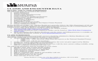 Claims And Encounter Data