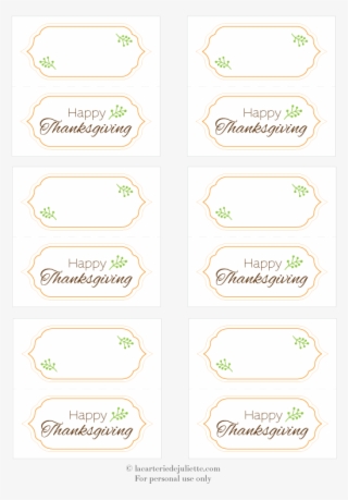 Free Thanksgiving Printable Place Cards Made By La