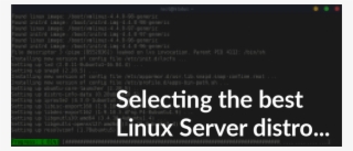 Linux Server Distro