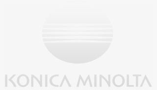 Konica Minolta Logo Grey Banner