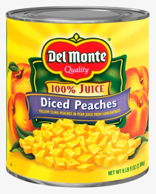 Del Monte® Diced Yellow Cling Peaches In Pear Juice