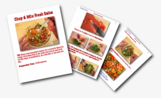 Chop And Mix Fresh Salsa Picture Book Recipe