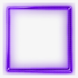 Purple Neon Sign Border Corner Divider Frame Picture - Transparent Purple Border
