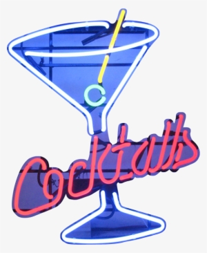 Cocktails Neon Sign - Cocktails Neon Sign Png