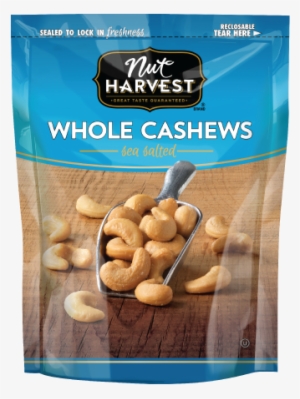 Nut Harvest® Sea Salted Whole Cashews - Nut Harvest Dark Chocolate Almond Toffee Bites, 5.25