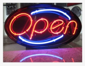 Bright Open Flashing Neon Sign - Neon Sign