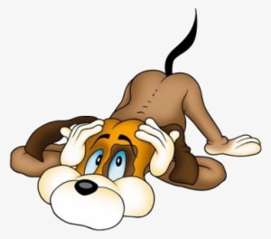 Cute Cartoon Dog - Sad Dog Clipart Transparent
