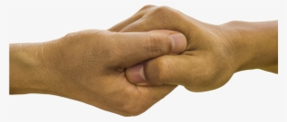 Two Hands Holding On To Each Other - Transparent Helping Hand Png