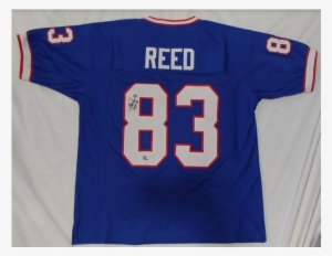 Andre Reed Autographed Blue Pro Style Jersey