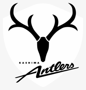 antlers 7737 logo black and white - kashima antlers