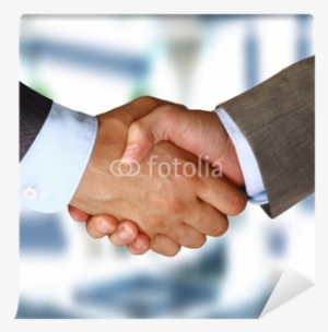 shaking hands with right hand