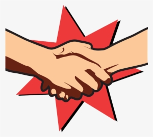 Horny News Handshake - Aperto De Mãos Vetor